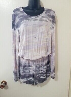 Young Fabulous & Broke Tie Dye Open Back Romper XS